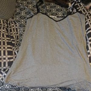 Black and white tank top